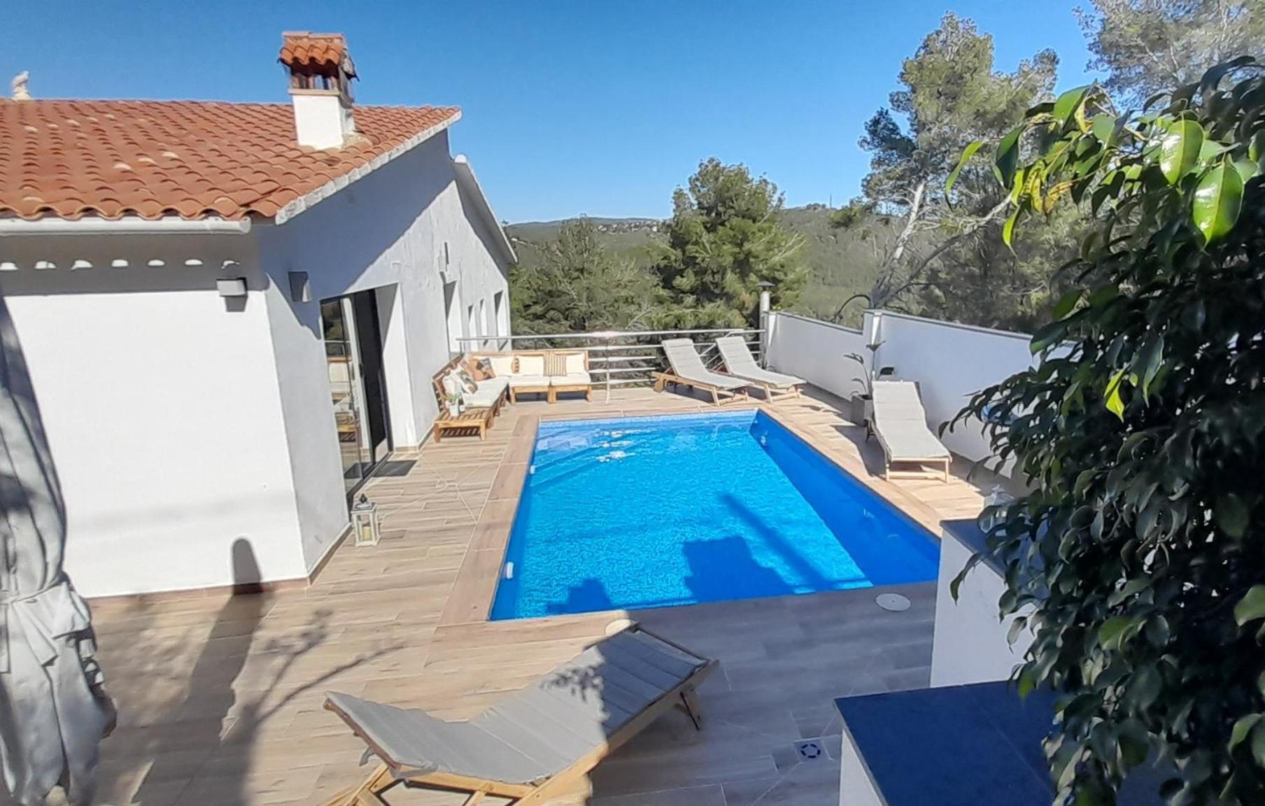 Villa Avril Piscina Privada Y Amplias Terrazas Olivella Eksteriør billede