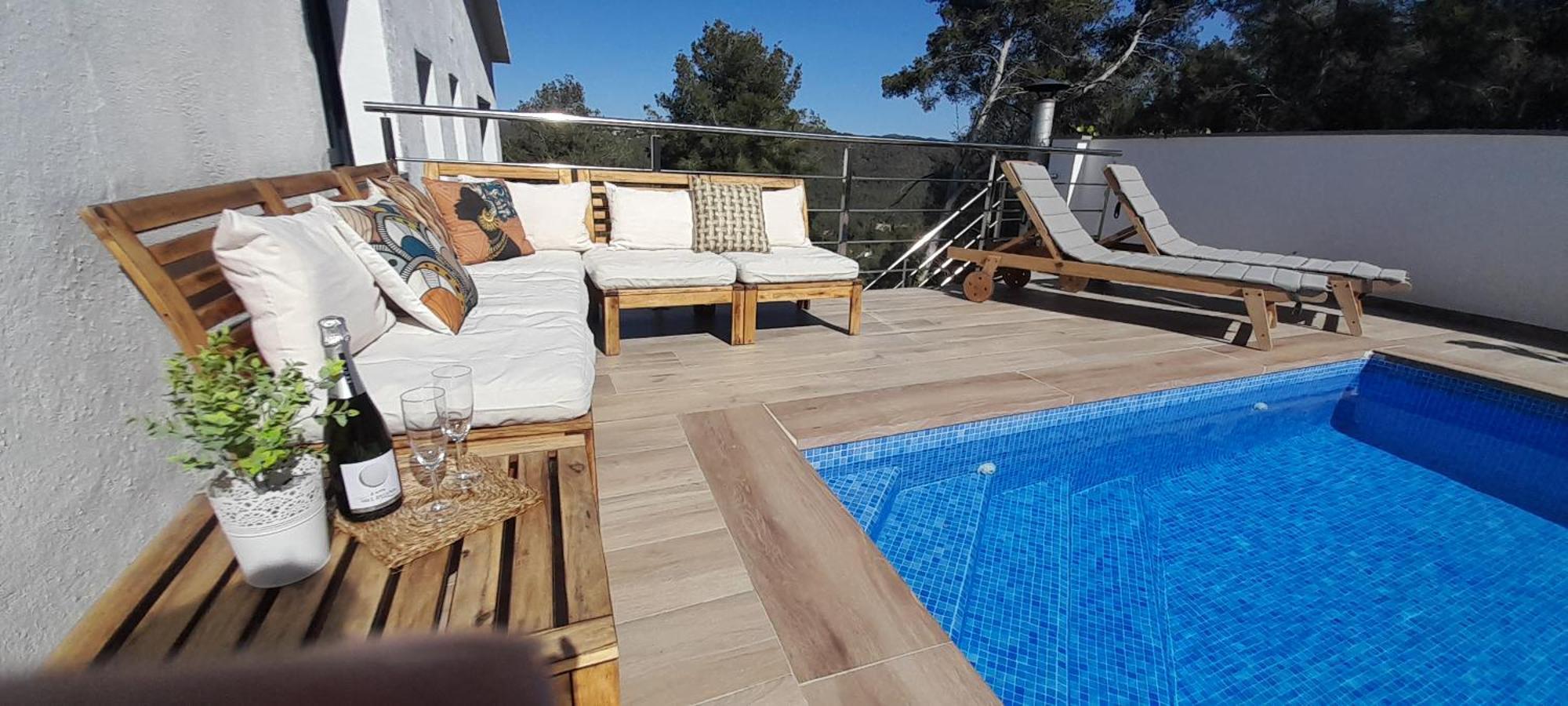 Villa Avril Piscina Privada Y Amplias Terrazas Olivella Eksteriør billede